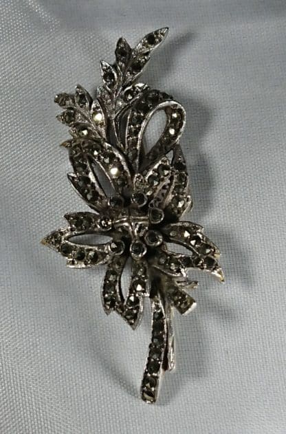 Antique on sale marcasite brooch