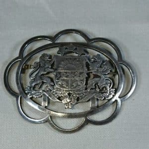 WW1 Silver Latvian Army pin
