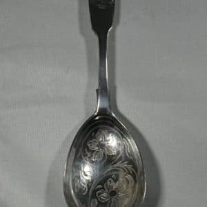 Silver tea caddy spoon