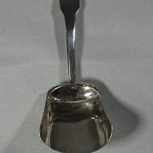 Solid silver tea caddy spoon