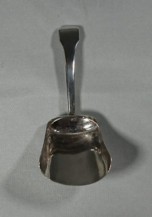 Solid silver tea caddy spoon