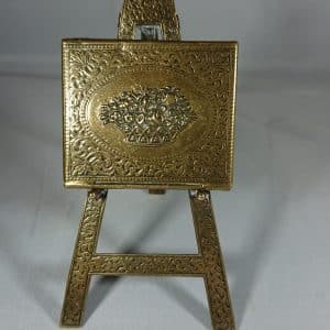 Victorian brass needle case.