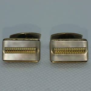 Gent's mother of pearl cufflinks