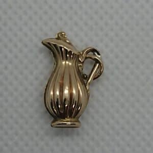 9ct Gold jug charm or pendant