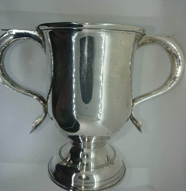 Georgian silver loving cup.