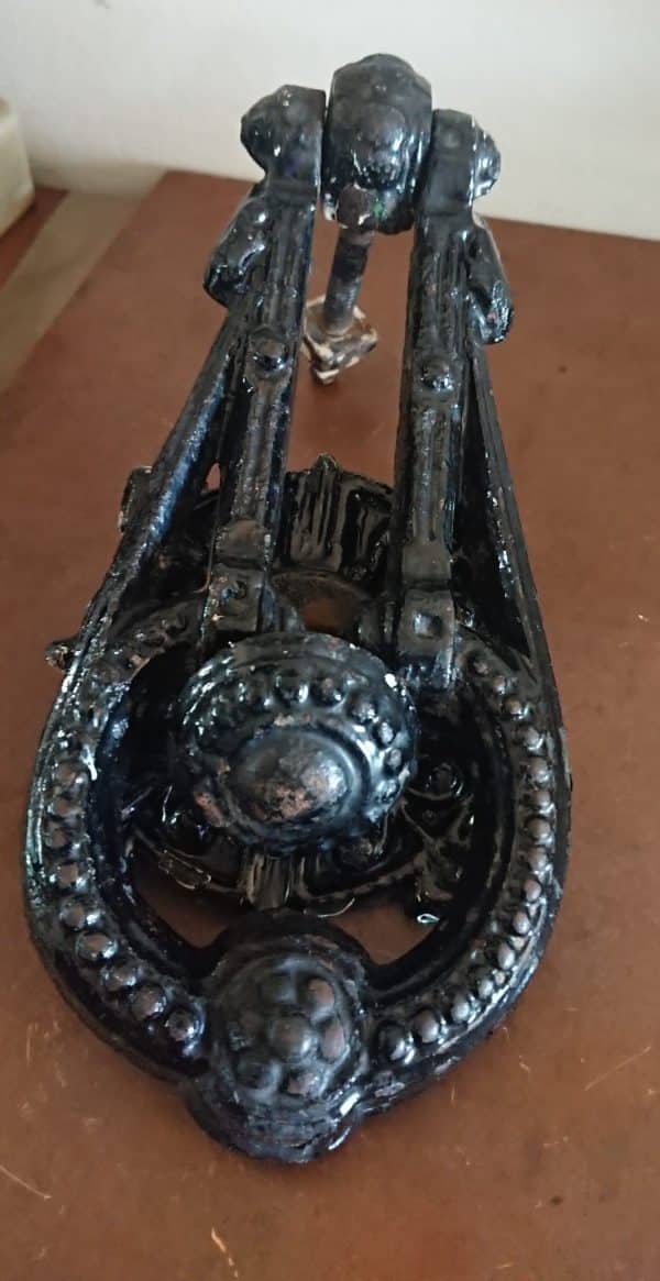 Victorian cast iron door knocker