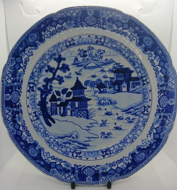 Chinese blue and white plate