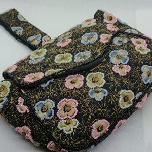 Antique vintage bead and embroidery purse or bag.