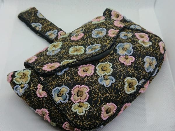 Antique vintage bead and embroidery purse or bag.