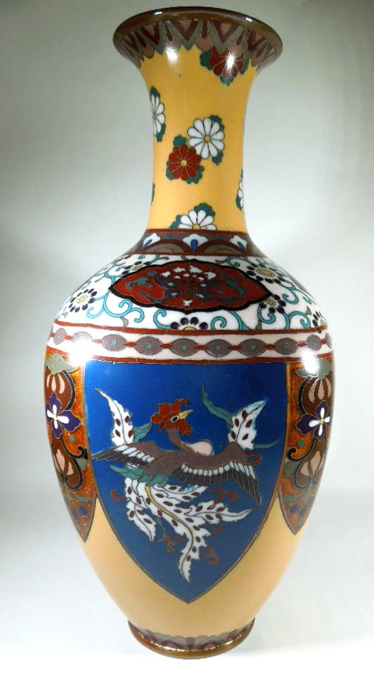 Antique Japanese Cloisonne vase