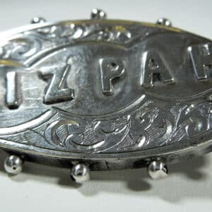 silver mizpah brooch