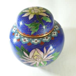 Chinese Cloisonne Ginger Jar