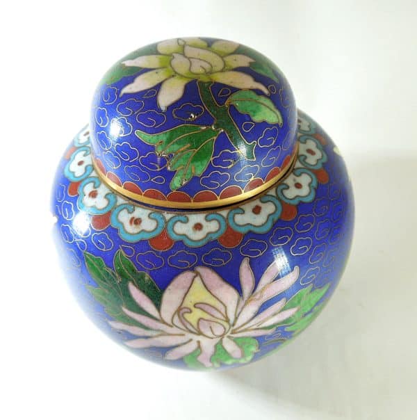 Chinese Cloisonne Ginger Jar