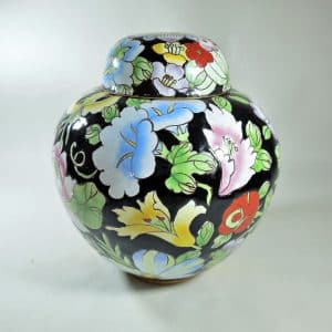 Chinese Enamel Ginger Jar