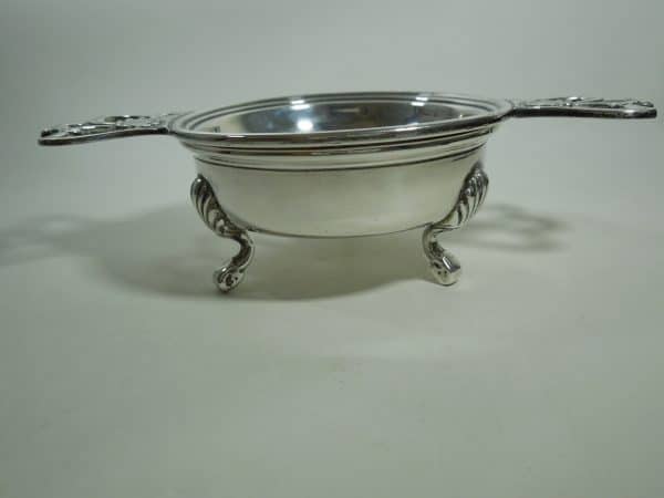 Silver Tea Strainer Birmingham 1921 - Image 4