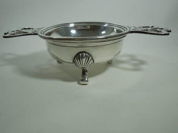 Silver Tea Strainer Birmingham 1921 - Image 5