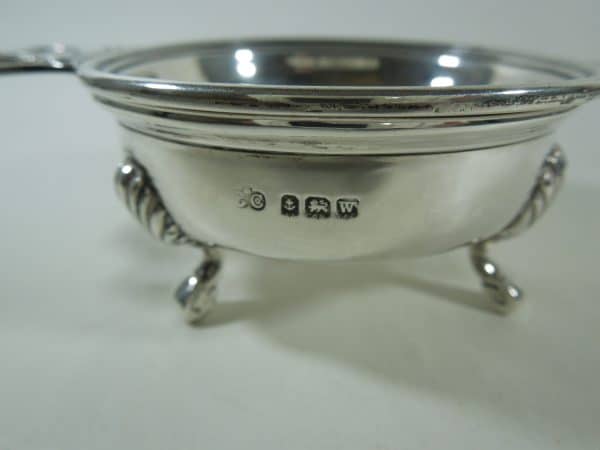 Silver Tea Strainer Birmingham 1921 - Image 6