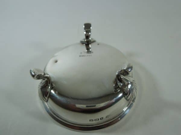 Silver Tea Strainer Birmingham 1921 - Image 9
